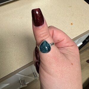 Natural gemstone ring